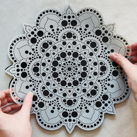 Malowanie kropkami DUO Słońce 30 cm