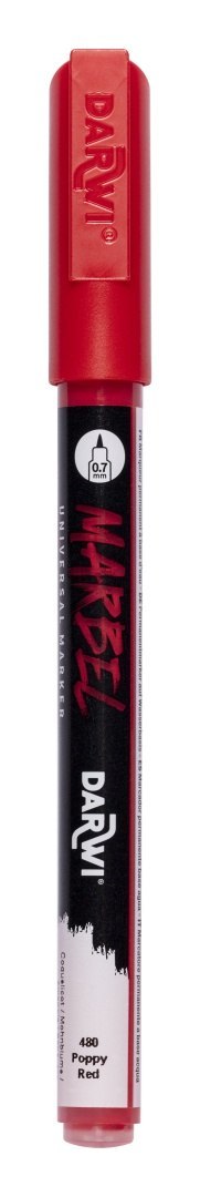 Marker MARBEL 0,7 mm Czerwień Makowa