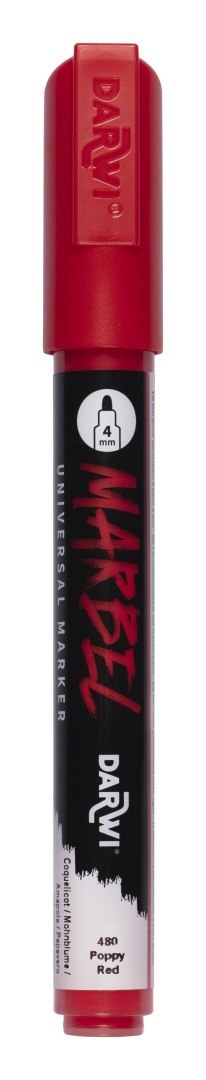 Marker MARBEL 4 mm Czerwień Makowa
