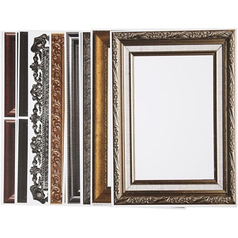Papier w Ramki Metaliczne 230g 16 ark.