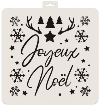 Szablon 28x28 cm Joyeux Noel
