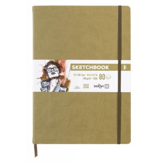 Szkicownik DARWI A4 140g Khaki