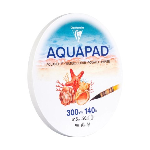 Blok AQUAPAD Okrągły D:15cm, 300g, 20ark