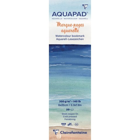 Blok AQUAPAD Zakładki 6x20cm, 300g 20ark
