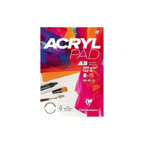 Blok do akryli ACRYLPAD A5, 285g, 15 ark