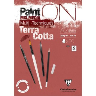 Blok papieru Terakota A2, 250 g, 20 ark